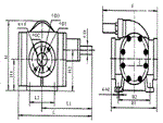 KCB齒輪油泵安裝尺寸-KCB-200-KCB-300