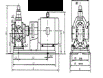 YCB圓弧齒輪泵型外形及安裝尺寸圖曲線-YCB圓弧齒輪泵-YCB油泵